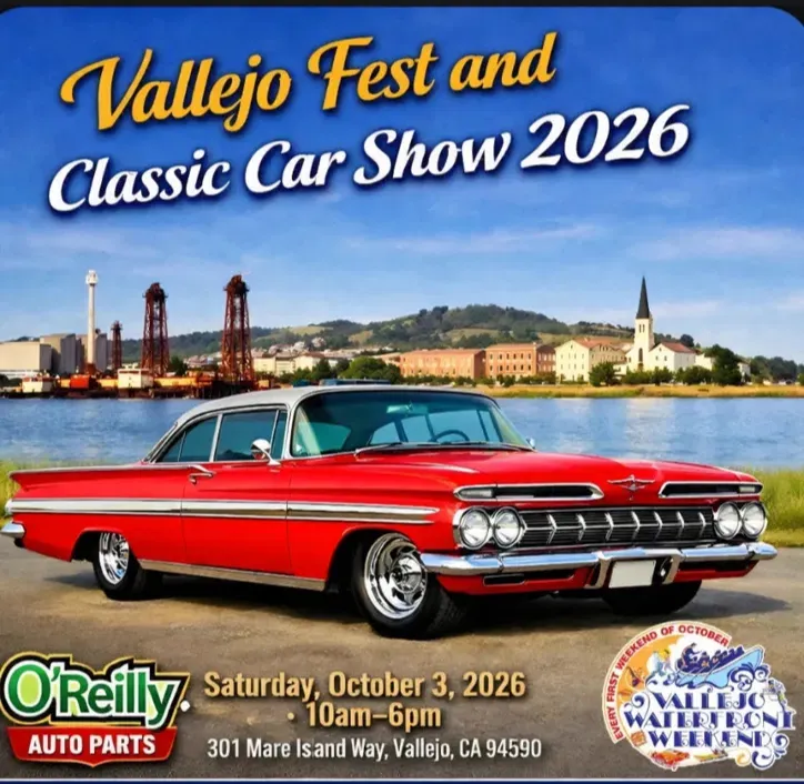 Classic Cars on the Waterfront: Vallejo Fest and Classic Car Show 2026 artwork