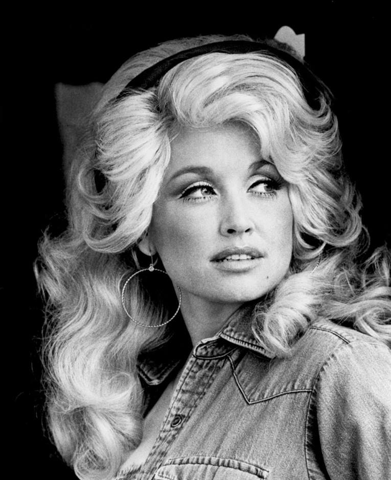 Dolly Parton in a 1977 RCA Records publicity portrait, from the era of her Dolly! variety show and the Here You Come Again crossover