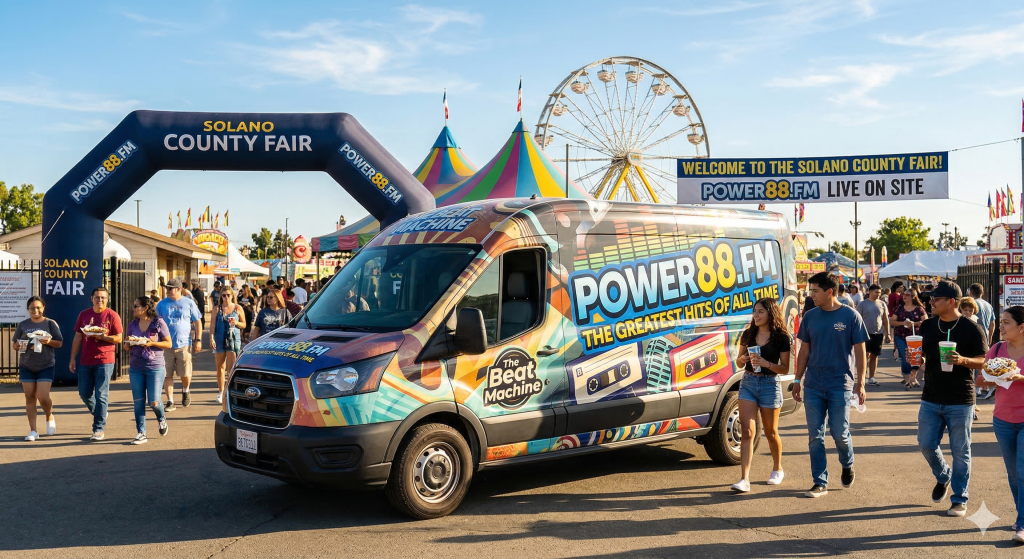Power88.fm van at the fair